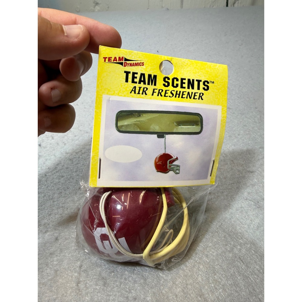 Team Scents Air Freshener Oklahoma Vanilla Football Helmet Car Office‎ Backpack